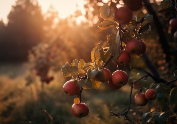 Regionale Produkte in Hessen von einem Apfelbaum